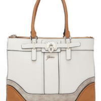 GUESS TASCHE GREYSON FARBE NATURAL MULTI GR : LARGE