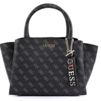 GUESS Damen MACI GIRLFRIEND SATCHEL MINI Shopper Farbe coal GUESS Damen MACI GIRLFRIEND SATCHEL MINI Shopper Farbe coal