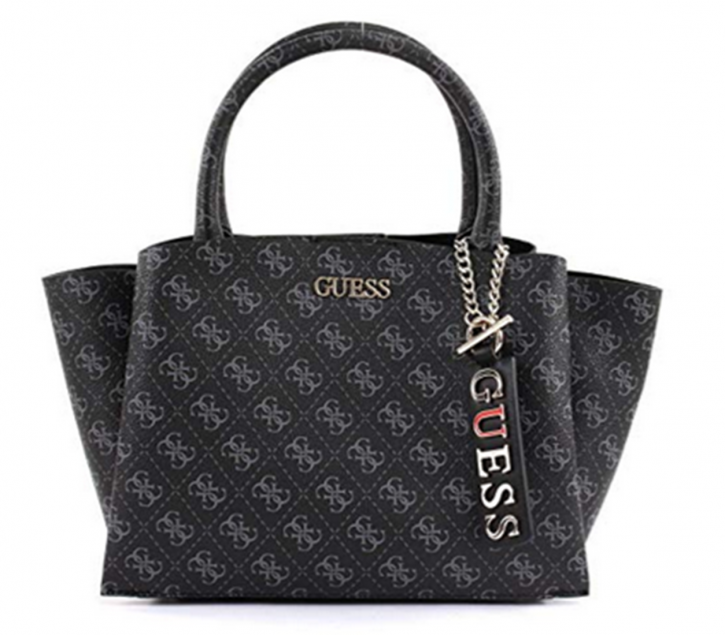 GUESS Damen MACI GIRLFRIEND SATCHEL MINI Shopper Farbe coal GUESS Damen MACI GIRLFRIEND SATCHEL MINI Shopper Farbe coal