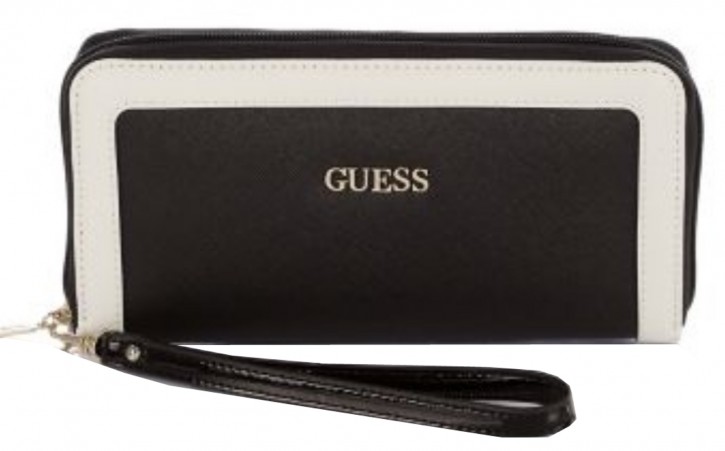 Guess Portemonaie / Geldbeutel Girlfriend Large Zip Around Wallet Farbe Black Guess Portemonaie / Geldbeutel Girlfriend Large Zip Around Wallet Farbe Black