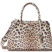 GUESS Damen Maddy Girlfriend Satchel Shopper Tasche leopard GUESS Damen Maddy Girlfriend Satchel Shopper Tasche leopard