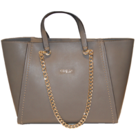 GUESS TASCHE NIKKI CHAIN FARBE GRAU -STEEL