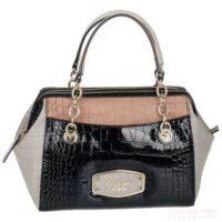 GUESS PETTICOAT HANDTASCHE FARBE BLACK MULTI