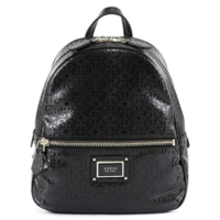 GUESS Damen Shannon Backpack Rucksack all over Guess print schwarz GUESS Damen Shannon Backpack Rucksack all over Guess print schwarz