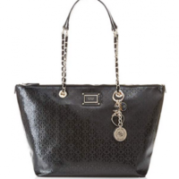 GUESS Damen Shannon Tote Schultertasche schwarz GUESS Damen Shannon Tote Schultertasche schwarz