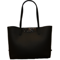 GUESS Damen Uptown Chic Barcelona Tote Schultertasche schwarz