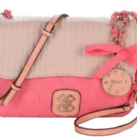 Guess Handtasche Merci Crossbody Flap Bag Watermelon Multi