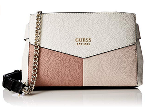GUESS Damen Colette Mini Society Crossbody Farbe stone multi GUESS Damen Colette Mini Society Crossbody Farbe stone multi