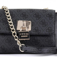 GUESS Downtown Cool Mini XBody mit all over Guess print Farbe coal