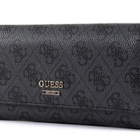 GUESS Damen Geldbörse Downtown Cool Slg Lrg Cllutch black GUESS Damen Geldbörse Downtown Cool Slg Lrg Cllutch black