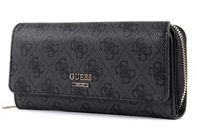 GUESS Damen Geldbörse Downtown Cool Slg Lrg Cllutch black GUESS Damen Geldbörse Downtown Cool Slg Lrg Cllutch black