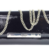 GUESS Damen Spring Fever Clutch Handgelenkstasche schwarz