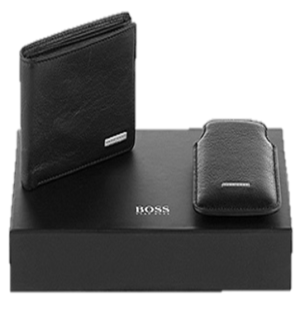 BOSS BLACK PORTEMONNAIE MIT IPHONE TASCHE GIOVIS FARBE SCHWARZ 001