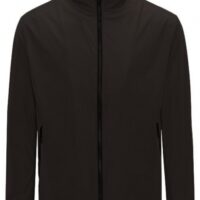 HUGO Jacke Bangon1 aus Material-Mix mit Stehkragen schwarz 001 S
