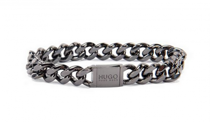 HUGO ARMBAND E-HUGOCHAIN FARBE TITAN OPTIK 021 HUGO ARMBAND E-HUGOCHAIN FARBE TITAN OPTIK 021