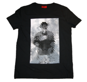 HUGO T-SHIRT DAT FARBE SCHWARZ 001