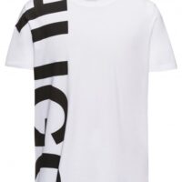 HUGO Oversized T-Shirt Daws aus Baumwoll-Jersey mit großem Logo-Print weiss 100 S