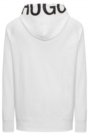 HUGO Men Oversized-Fit Kapuzenpullover Dayfun aus Baumwolle mit Logo-Print Farbe weiss 100 S
