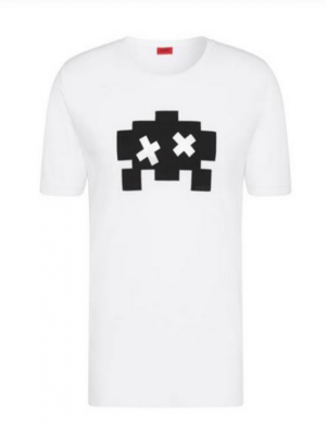 HUGO REGULAR FIT T-SHIRT DAYWARD FARBE WEISS 100 S