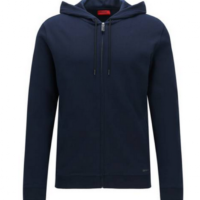 HUGO KAPUZEN SWEAT JACKE DELINGER FARBE DUNKELBLAU 410 S