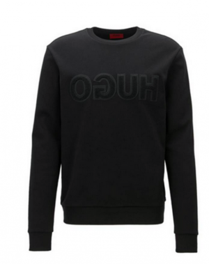 HUGO Logo Sweatshirt DICAGOR Farbe schwarz 001 S