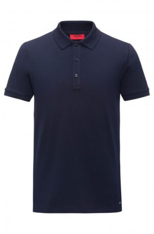 HUGO Poloshirt Dinos aus softer Baumwolle dunkelblau 410 S