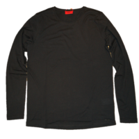 HUGO Langarm Shirt Doopso Farbe schwarz 001 S