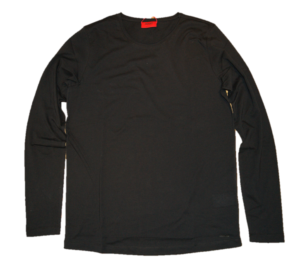 HUGO Langarm Shirt Doopso Farbe schwarz 001 S