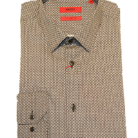 HUGO Extra Slim-Fit Hemd ELISHA02 aus reiner Baumwolle schwarz 001