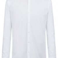 HUGO Extra Slim-Fit Hemd ELVORINI mit Stehkragen weiss 199