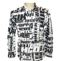 HUGO Extra Slim-Fit Hemd ERO3-W  mit all over Print