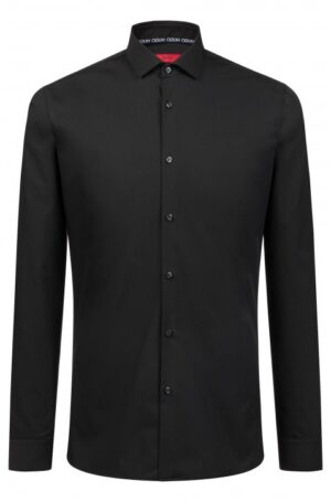 HUGO Extra Slim-Fit Hemd ERONDO aus Baumwolle mit bügelleichtem Finish schwarz 001