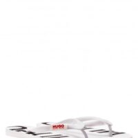 HUGO Leichte Flipflops Onfire_Thng_rblg mit Logo-Print weiss 100 41-42