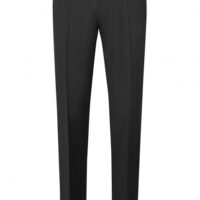 HUGO Extra Slim-Fit Hosen HartleyS aus pigmentgefärbter Schurwolle schwarz