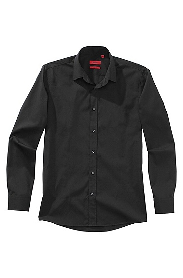 HUGO HEMD EMIL FARBE SCHWARZ 001 HUGO HEMD EMIL FARBE SCHWARZ 001