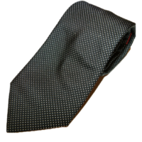 HUGO PUNKTE TIE 7 CM FARBE SCHWARZ 001 HUGO PUNKTE TIE 7 CM FARBE SCHWARZ 001