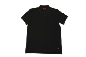 HUGO Polo Shirt DINOSO mit abgesetzten Kragen Farbe dunkelblau 410 S