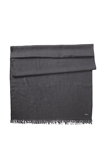 HUGO SCHAL MEN-Z 399 FARBE HELLGRAU 064 HUGO SCHAL MEN-Z 399 FARBE HELLGRAU 064
