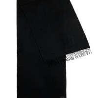 HUGO SCHAL Leichter Schal MEN-Z 457 aus gebürsteter Wolle Farbe schwarz 001 HUGO SCHAL Leichter Schal MEN-Z 457 aus gebürsteter Wolle Farbe schwarz 001