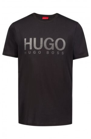 HUGO Relaxed-Fit T-Shirt Dolive-U1 aus Baumwoll-Jersey mit Logo Farbe schwarz 001 S