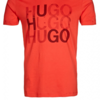 HUGO T-SHIRT DULIO FARBE ROT 622 GR: S