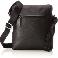 HUGO Umhängetasche Victorian_NS zip aus geprägte Büffellnarbung