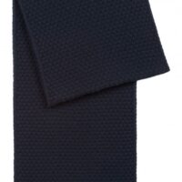 HUGO Schal ZAFF 1 aus Schurwolle mit Jacquard-Struktur dunkelblau 410 HUGO Schal ZAFF 1 aus Schurwolle mit Jacquard-Struktur dunkelblau 410