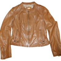 BOSS ORANGE LEDERJACKE JANISE-W FARBE BROWN 231 38