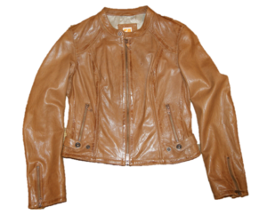 BOSS ORANGE LEDERJACKE JANISE-W FARBE BROWN 231 38