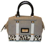 GUESS TASCHE JIZELLE BOX SATCHEL FARBE TAUPE GUESS TASCHE JIZELLE BOX SATCHEL FARBE TAUPE