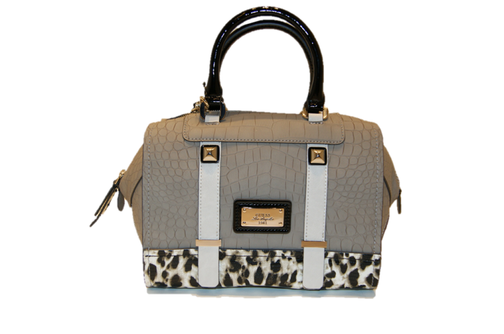 GUESS TASCHE JIZELLE BOX SATCHEL FARBE TAUPE GUESS TASCHE JIZELLE BOX SATCHEL FARBE TAUPE