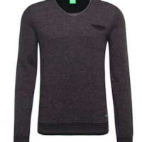 BOSS ORANGE PULLOVER KERPEN FARBE GRÜN 312 S