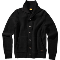 BOSS ORANGE STRICKJACKE KAMARE FARBE SCHWARZ 001 S