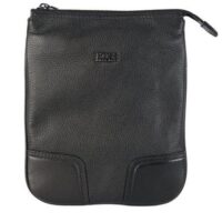 BOSS LEATHER LARGE MAGMA SCHULTERTASCHE FARBE SCHWARZ 001